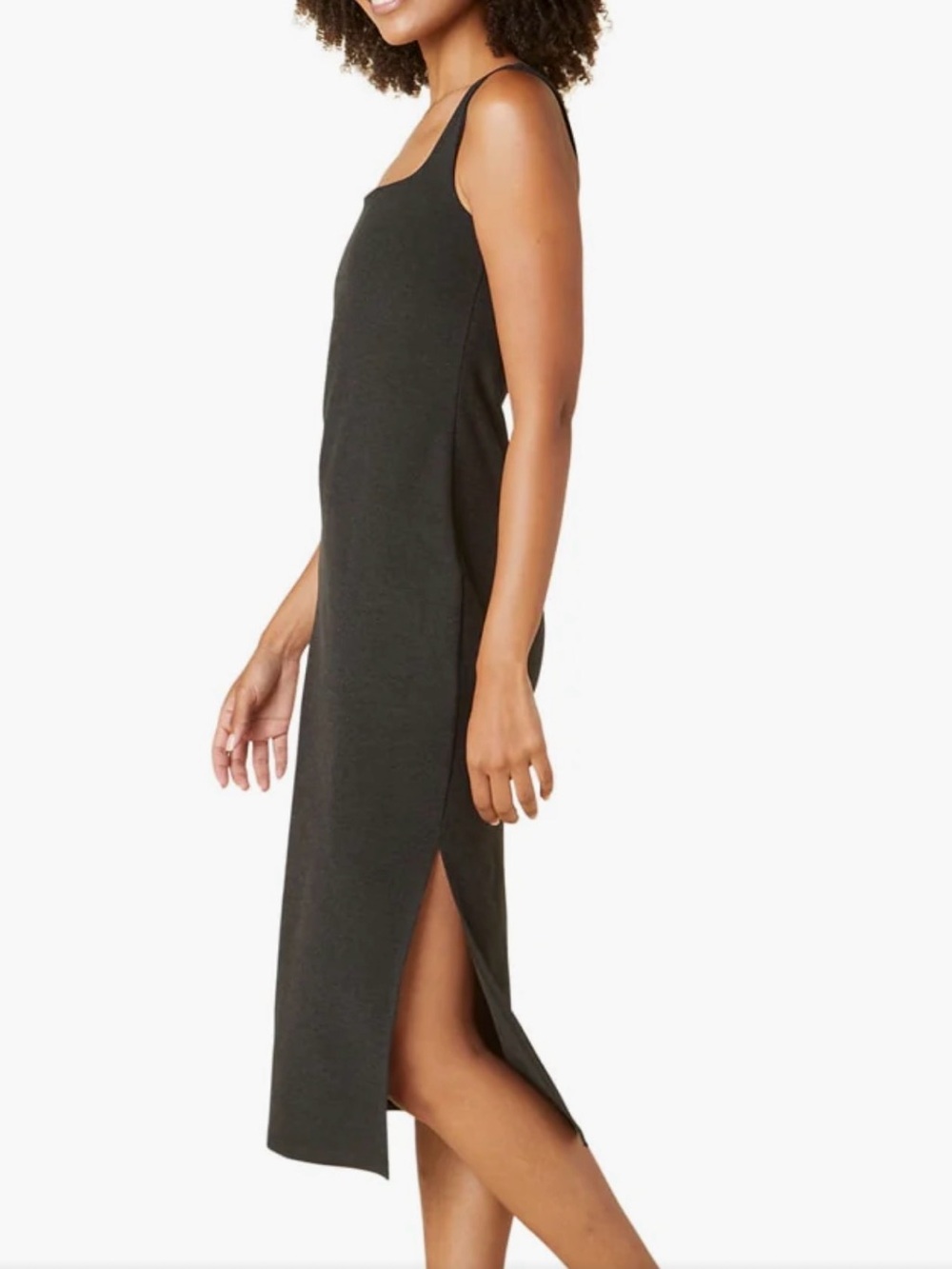 Beyond Yoga Spacedye Icon Midi Dress Darkest Night XS - Picture 4 of 10